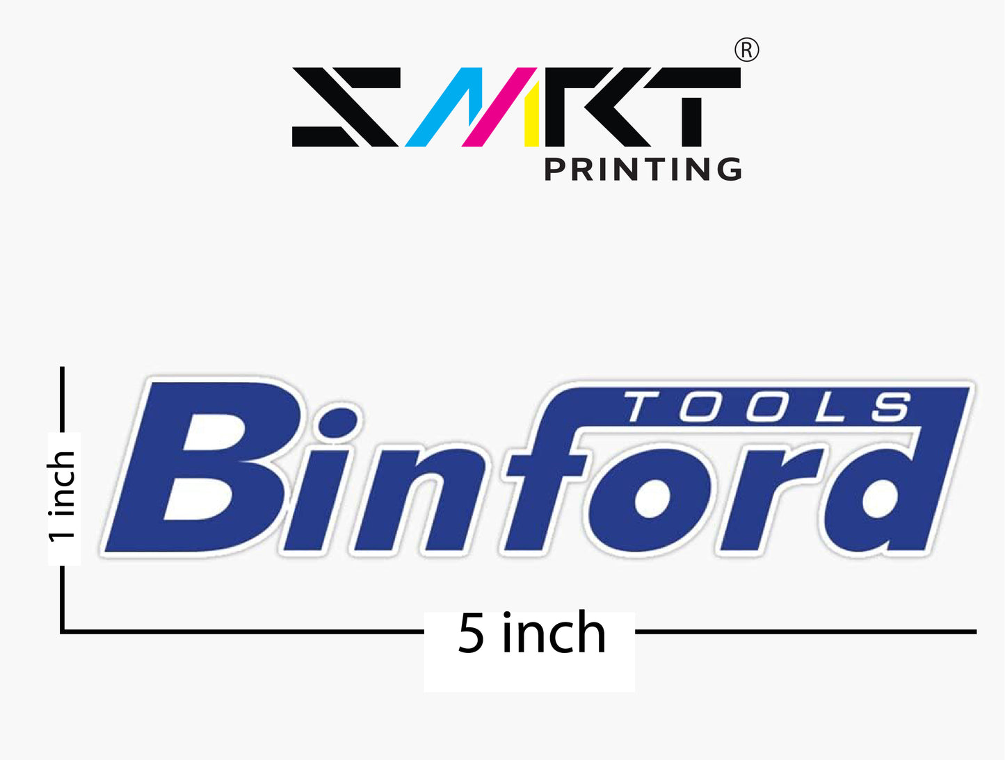 Binford Tools Bumper Sticker Vinyl Decal 5 inches